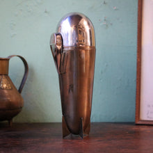 Load image into Gallery viewer, C.1920's German Art Deco Rocket Cocktail Shaker - D.R.G.M. - Chrome Travelling Bar Set
