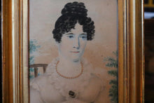 Load image into Gallery viewer, Antique Victorian Colour Lithograph Portrait - Regency Lady - 19th Century Framed Print - Gilt Frame
