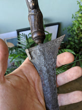 Load image into Gallery viewer, Antique Malaysian Keris in Wooden Scabbard Ceremonial Dagger
