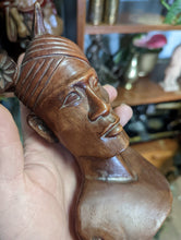 Load image into Gallery viewer, Vintage Balinese Bust Carvings
