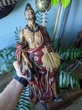 Load image into Gallery viewer, Vintage glazed Chinese Buddha Statue
