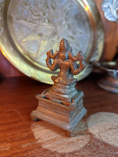 Load image into Gallery viewer, Small Indian Bronze Statue of Hindu Deity Ganesh
