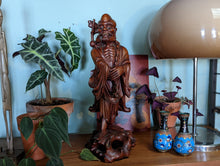 Load image into Gallery viewer, Large Antique Chinese Immortal Carving from Fruitwood
