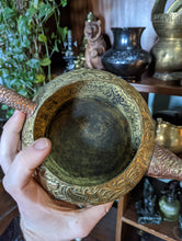 Load image into Gallery viewer, Gold Gilt and Copper Tibetan Teapot
