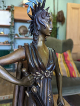 Load image into Gallery viewer, Signed ERTE &quot;PEACE&quot; Bronze Sculpture - Original Romain de Tirtoff
