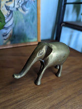 Load image into Gallery viewer, Small Vintage Indian Brass Elephant
