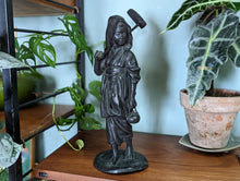 Load image into Gallery viewer, Antique Japanese Meiji Period Bronze Statue
