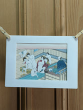 Load image into Gallery viewer, Meiji Taisho Ladies In Bath House - Ukiyo-E Woodblock Print AFT Torii Kiyonaga
