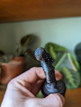 Load image into Gallery viewer, R Moret Bronze Sculpture of Boy Smoking Pipe

