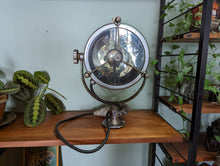 Load image into Gallery viewer, Vintage Chrome Francis Searchlight on Stand

