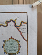Load image into Gallery viewer, 1757 Bellin Antique Map The Senegal River, Bethio &amp; N Dombo, Senegal West Africa
