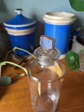 Load image into Gallery viewer, 1930&#39;s Vintage Apothecary Bottle / Jar With Stopper
