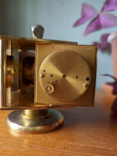 Load image into Gallery viewer, Imhof Brass Desk Clock &amp; Weather Station
