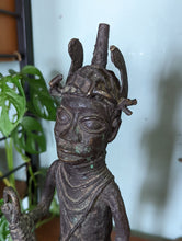 Load image into Gallery viewer, African Edo Ife Benin Bronze Statue
