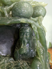Load image into Gallery viewer, Carved Jade Go Players Under Apple Tree
