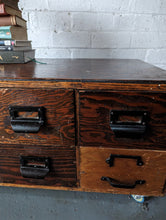 Load image into Gallery viewer, 1920&#39;s Haberdashery Drawers / Coffee Table
