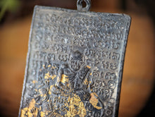 Load image into Gallery viewer, 19th Century Thai LP Puek Bronze Amulet
