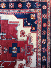 Load image into Gallery viewer, 7&#39;10&quot; x 5&#39;1&quot; Wool Vintage Hamadan Tribal Rug
