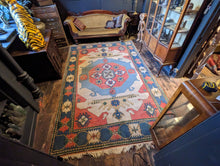Load image into Gallery viewer, 11&#39;x7&#39;6&quot; Vintage Turkish Hand Knotted Wool Konya Rug
