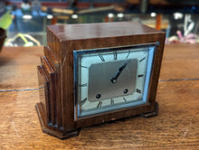 Load image into Gallery viewer, Art Deco Wind Up Chime Clock
