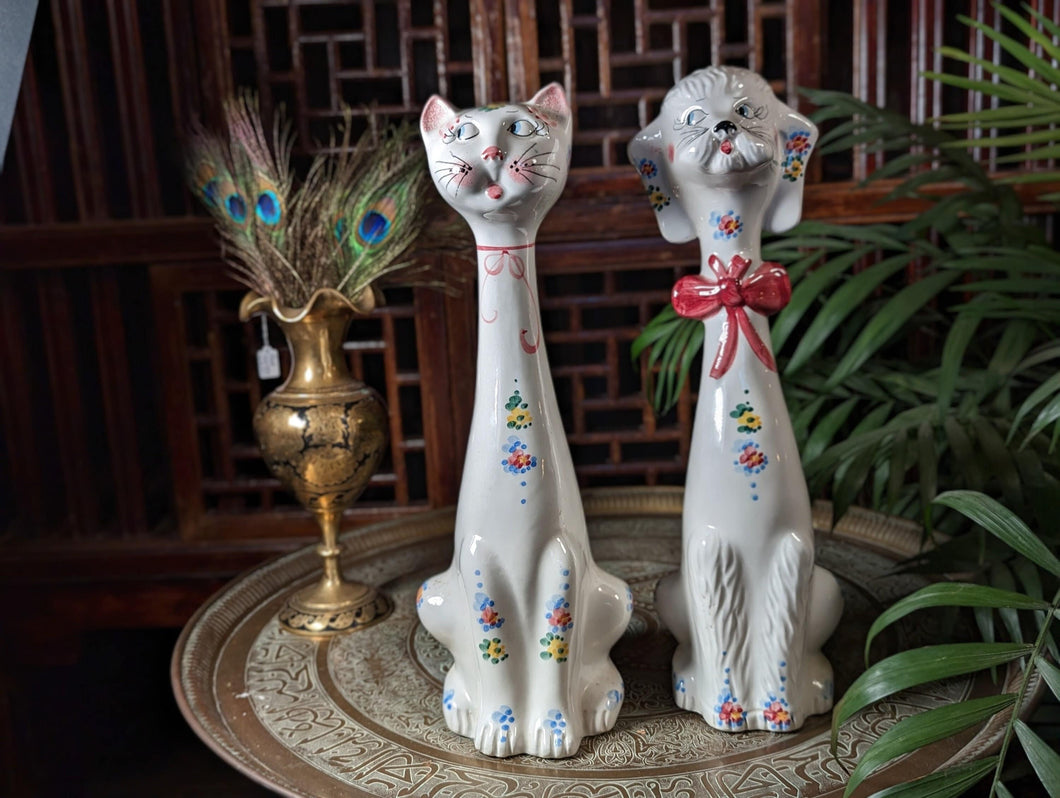 60's Italian Ceramic Mancioli Cats