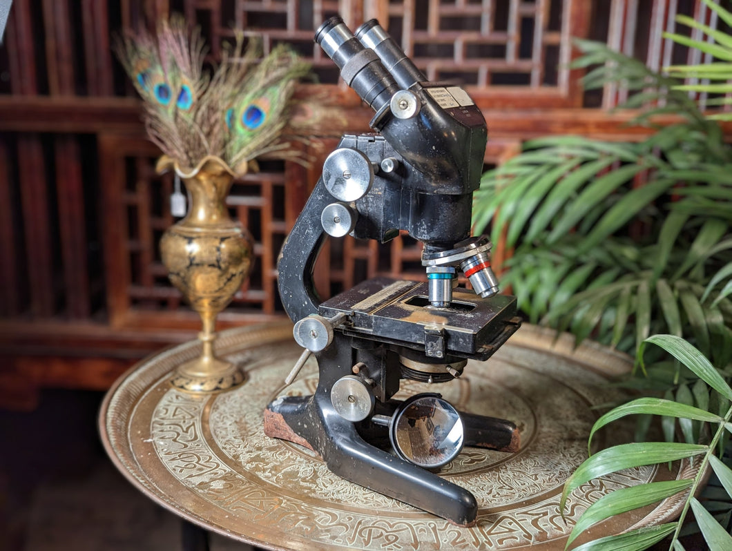 Antique J Smith Binomax Disecting Microscope