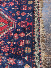 Load image into Gallery viewer, 5&#39;7&quot; x 3&#39;10&quot; Antique Hand Knotted Caucasian Oriental Wool Rug - 167 x 116Cm
