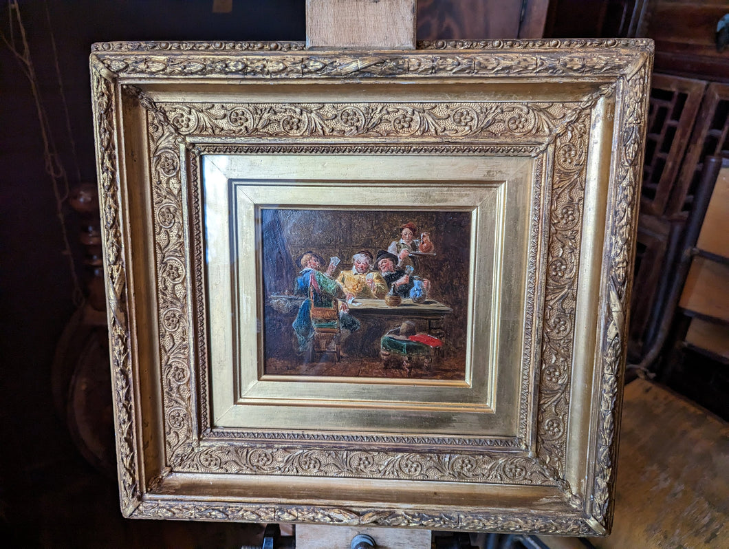Charles Thomas Bale Signed 19th.C Oil Painting