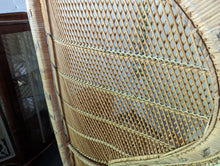 Load image into Gallery viewer, 70&#39;s Emmanuelle Rattan Peacock Chair
