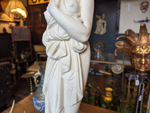 Load image into Gallery viewer, Large Vintage Plaster Statue of Greek Goddess
