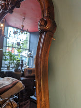 Load image into Gallery viewer, Antique Carved Rosewood Wall Mirror
