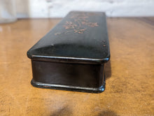 Load image into Gallery viewer, Antique Japanese Black Laquere Box
