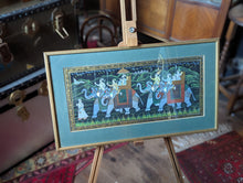 Load image into Gallery viewer, Vintage Indian Patachitra Painting of Maharaja Procession
