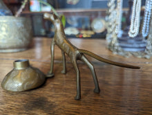 Load image into Gallery viewer, Antique Egyptian Style Bronze Dog Ink Well
