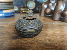 Load image into Gallery viewer, Small Vintage Indonesian Rattan Woven Baset
