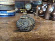 Load image into Gallery viewer, Small Vintage Indonesian Rattan Woven Baset

