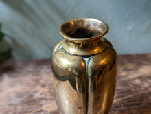 Load image into Gallery viewer, Small Antique Japanese Brass Melon Form Vase
