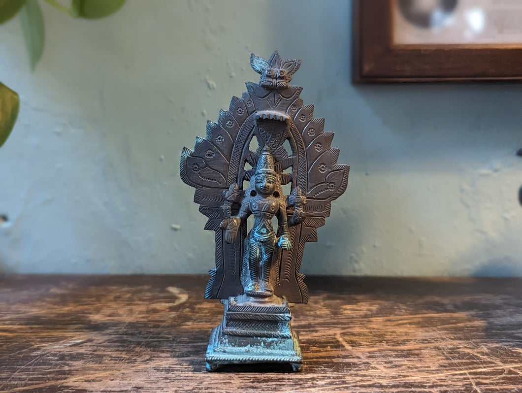 Antique Indian Bronze Parvati Statue