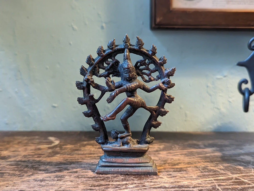 Antique Indian Bronze Nataraja Statue - Lord Shiva