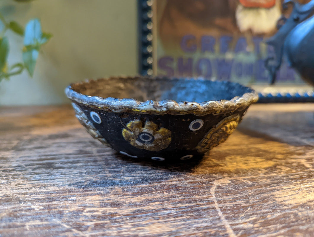 Unusual Grecian Esque Small Ceramic Bowl