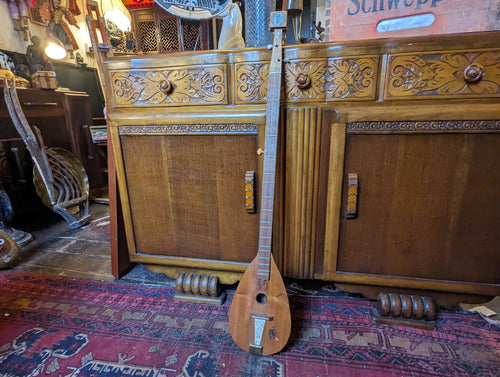 Vintage Long Neck Eastern Guitar - 2 Strings