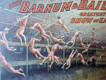 Load image into Gallery viewer, Barnum And Bailey Circus Poster - Greatest Show on Earth - Viennese Troupe
