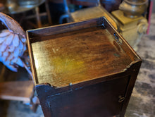Load image into Gallery viewer, Victorian Tray-Top Bedside Table / Cabinet
