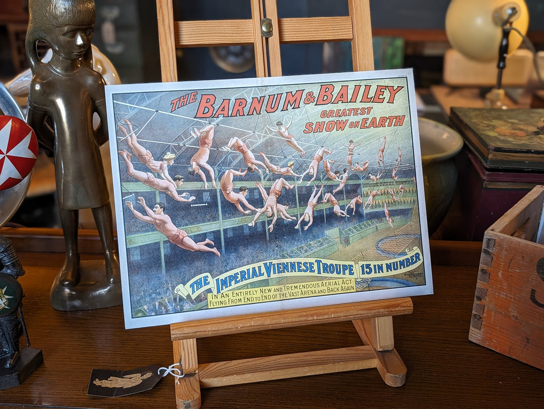 Barnum And Bailey Circus Poster - Greatest Show on Earth - Viennese Troupe