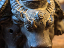 Load image into Gallery viewer, Bronze Niu Ox Zodiak Censer Incense Burner
