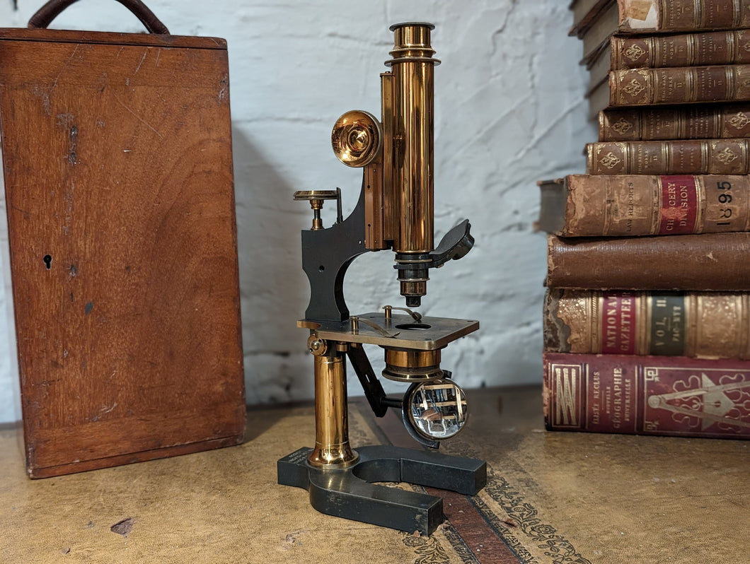Antique Brass Watson & Sons Laboratory Microscope