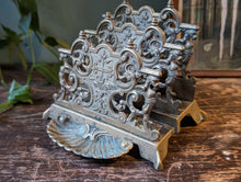 Load image into Gallery viewer, Art Nouveau Brass Letter Rack
