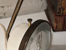 Load image into Gallery viewer, Pifco Timeside Vintage Brass Alarm Clock /  Lamp
