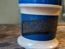 Load image into Gallery viewer, 19thC Blue Porcelain Apothecary Jar
