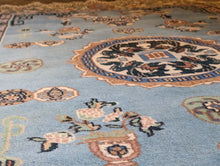 Load image into Gallery viewer, 6&#39;3&quot; x 4&#39;1&quot; Vintage Hand Knotted Chinese Peking Wool Rug - 190 x 124cm
